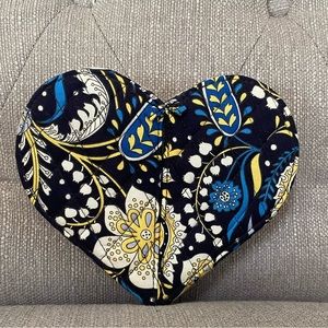 Vera Bradley “From My Heart Ellie Blue” jewelry box - heart shaped